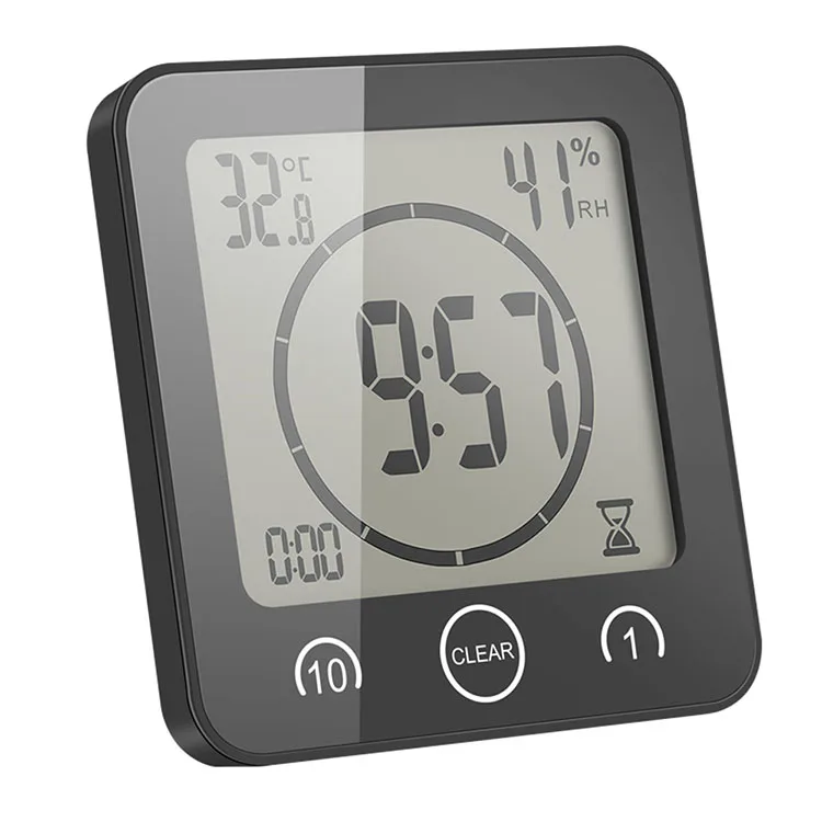 Waterproof Thermometer Hygrometer Digital Shower Wall Stand Clock Humidity Temperature
Waterproof Thermometer Hygrometer Digital Shower Wall Stand Clock Humidity Temperature