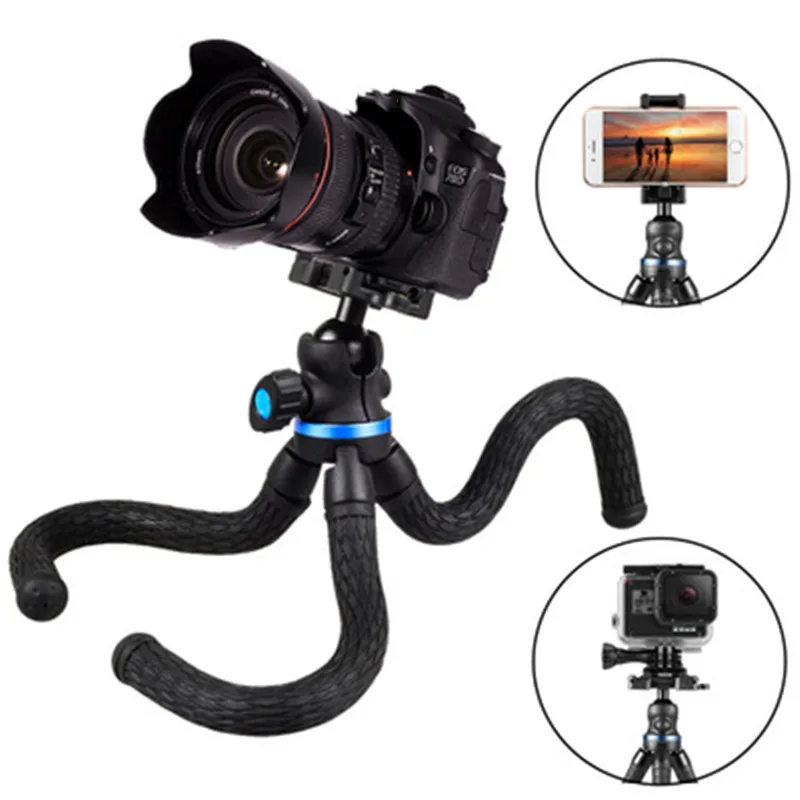Tripod Integrated Mobile Phone Clip SLR Micro Single Camera Universal Terrain Camera Tripod Stand Tripod For Smartphone, Black
Tripod Integrated Mobile Phone Clip SLR Micro Single Camera Universal Terrain Camera Tripod Stand Tripod For Smartphone, Black