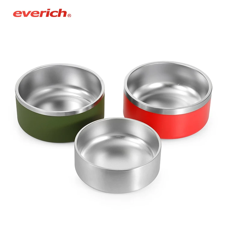 Stainless Steel Non Slip Dog Food Bowl Feeder Bowl Water Bowl Double Wall Insulated Keeps Water Cold, Customized colors
Stainless Steel Non Slip Dog Food Bowl Feeder Bowl Water Bowl Double Wall Insulated Keeps Water Cold, Customized colors