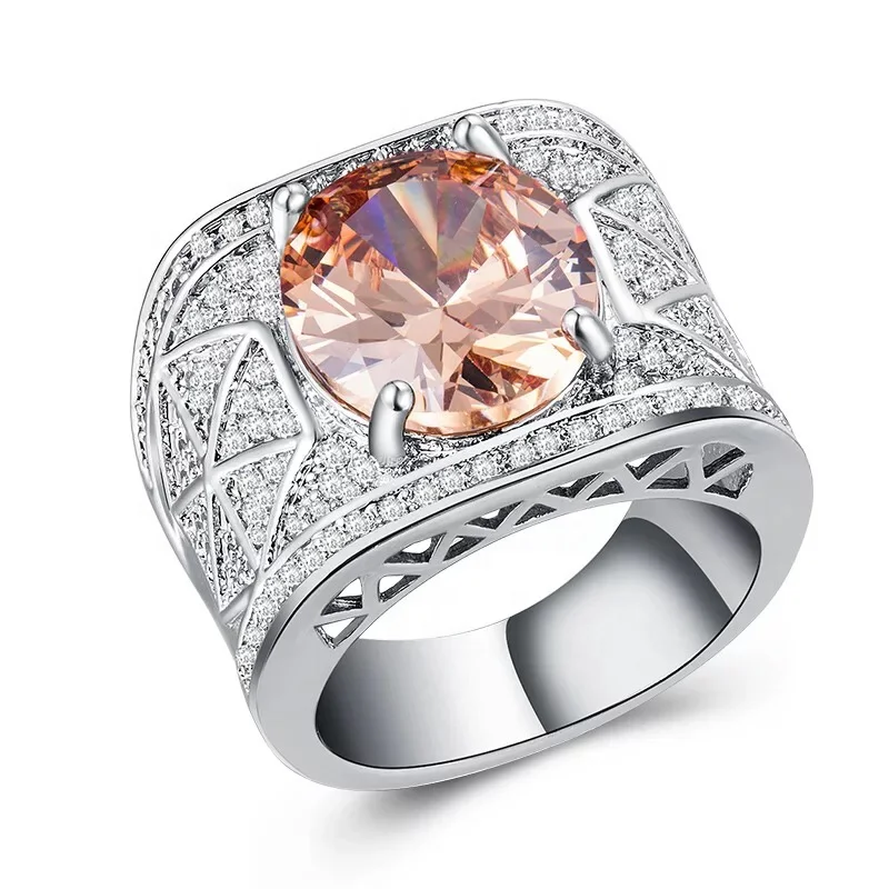 Luxury Crystal Female Big Champagne Stone Ring Boho Silver Color Solitaire Engagement Ring Vintage Wedding Rings For Women
Luxury Crystal Female Big Champagne Stone Ring Boho Silver Color Solitaire Engagement Ring Vintage Wedding Rings For Women