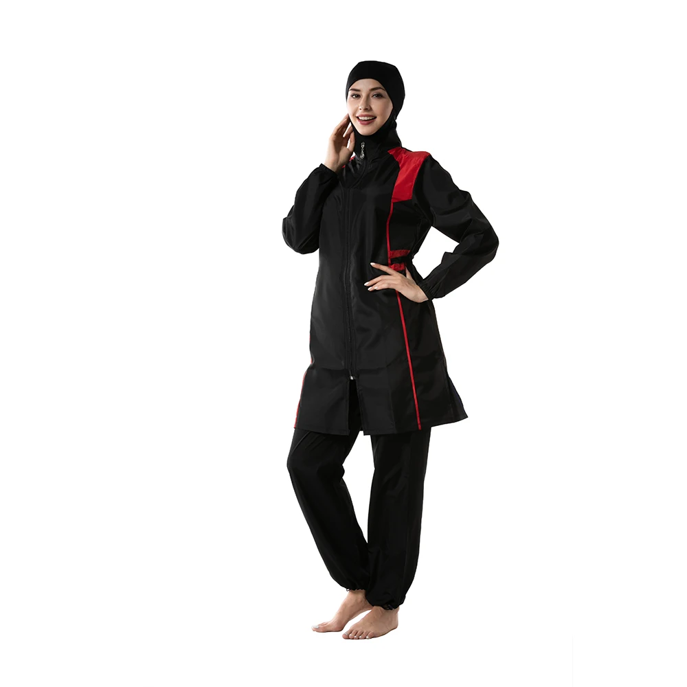 Best Popular Conservative Three Pieces Burkini Swim Wear With Swim Cap, Red, sky blue
Best Popular Conservative Three Pieces Burkini Swim Wear With Swim Cap, Red, sky blue