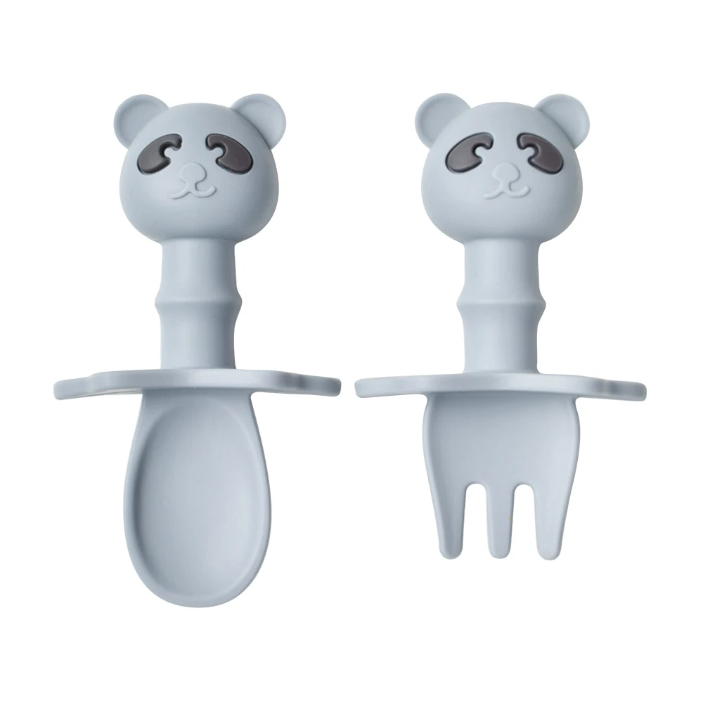 Bpa Free Baby Cartoon Spoon Feeding Set Products Flexible Silicone Spoon And Fork Set For Baby, 28 colors
Bpa Free Baby Cartoon Spoon Feeding Set Products Flexible Silicone Spoon And Fork Set For Baby, 28 colors