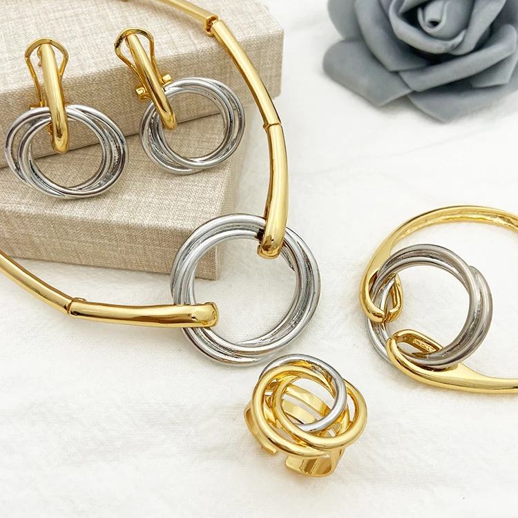 2022 Bridal Fashion Gold Jewelry Sets for Women Western Jewelry Display Set Wedding Jewellery Earrings Necklace Jewelry Set
2022 Bridal Fashion Gold Jewelry Sets for Women Western Jewelry Display Set Wedding Jewellery Earrings Necklace Jewelry Set