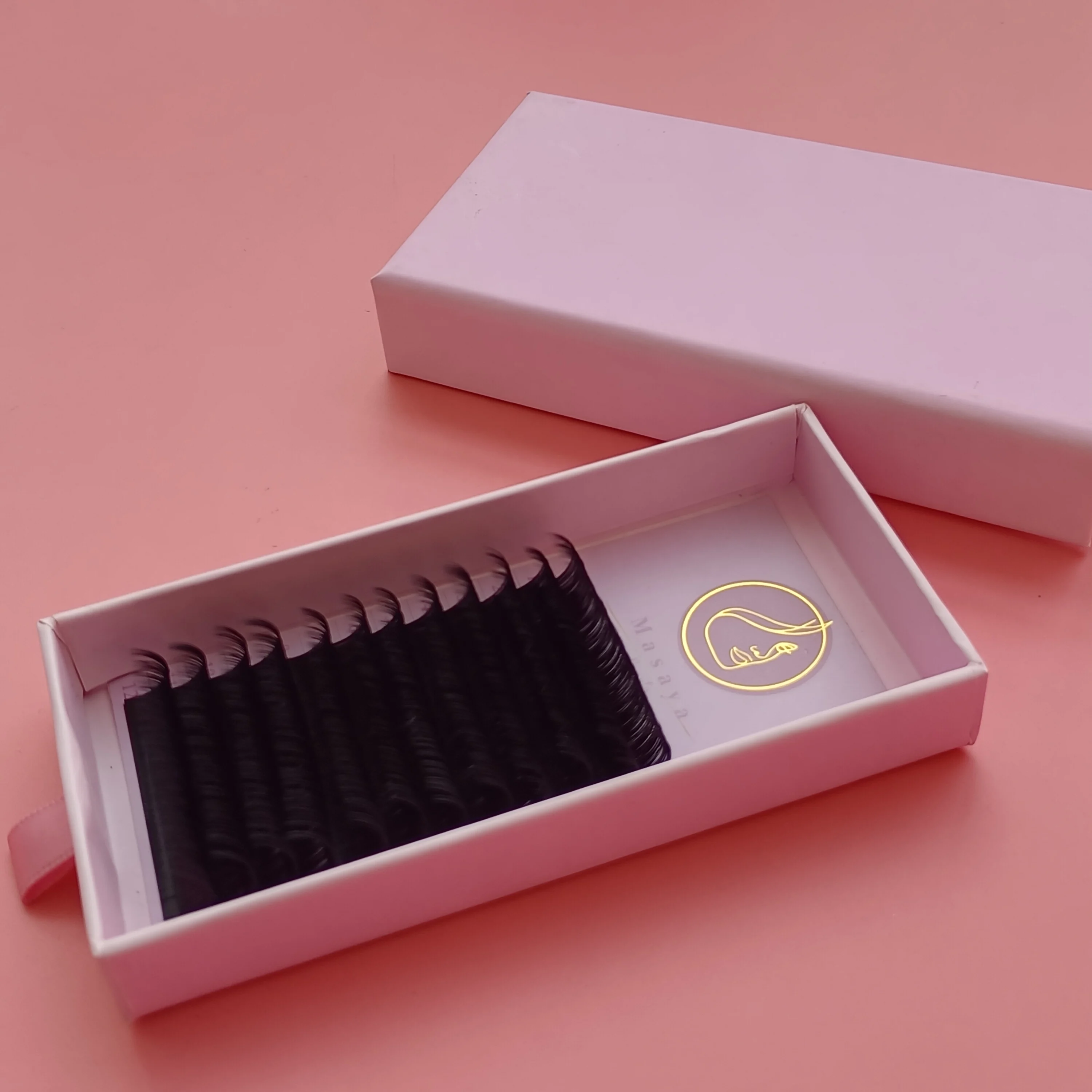 Factory price silk eyelash extensions very soft no sticky single lashes easy to make fans eyelashes for lash salon, Black
Factory price silk eyelash extensions very soft no sticky single lashes easy to make fans eyelashes for lash salon, Black