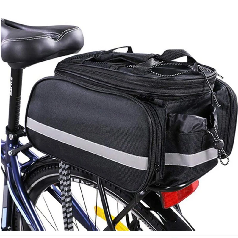 Large capacity Waterproof bicycle bag back seat handle carry mountain cycling bike bag for travel, Black
Large capacity Waterproof bicycle bag back seat handle carry mountain cycling bike bag for travel, Black