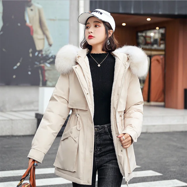 3XL Parka Women Coat Long 2021 Winter Jacket Women Fur Collar Hooded Warm Thick Parkas Female Outerwear
3XL Parka Women Coat Long 2021 Winter Jacket Women Fur Collar Hooded Warm Thick Parkas Female Outerwear