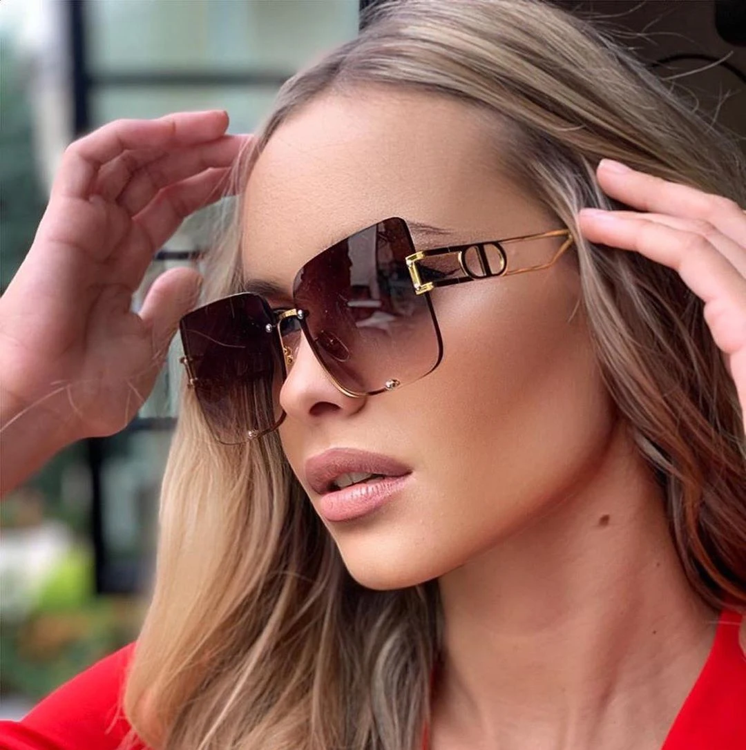 Square Rimless Brand Designer Glasses Cool Fashion Oversized Sunglasses 2021, 7 colors
Square Rimless Brand Designer Glasses Cool Fashion Oversized Sunglasses 2021, 7 colors