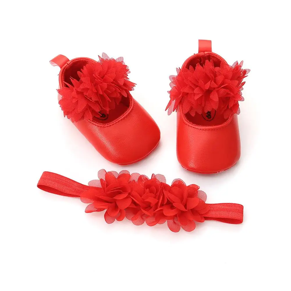 Fashion Beautiful Flower Spring&autumn Soft Sole Toddler Princess Baby Girl Shoes supplier