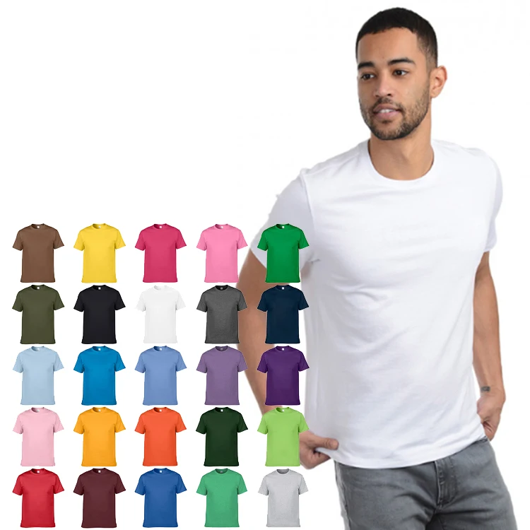 Casual Man Collar Short Sleeve Basic Clothes Cotton T-shirt Yellow Tshirt Solid Blue men's Multi Colored t shirts For Summer, Customized/panton color/fruit of the loom t shirt
Casual Man Collar Short Sleeve Basic Clothes Cotton T-shirt Yellow Tshirt Solid Blue men's Multi Colored t shirts For Summer, Customized/panton color/fruit of the loom t shirt