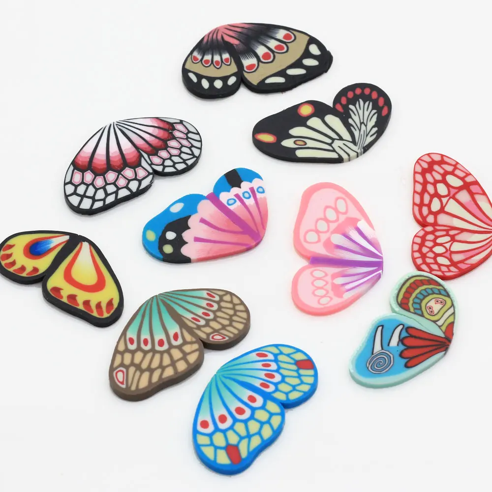 Colorful Polymer Clay Artificial Butterfly Wings Charms DIY Craft Home Party Phone Case Handmade Ornament Accessories Nail Art, As picture
Colorful Polymer Clay Artificial Butterfly Wings Charms DIY Craft Home Party Phone Case Handmade Ornament Accessories Nail Art, As picture