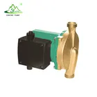 Shield type circulating pump domestic hot water system for boosting and circulating