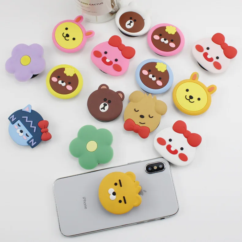 INS Popular 3D Cartoon Soft PVC Silicone PVC Cute Foldable Retractable Cell Phone Holder for Bracket
INS Popular 3D Cartoon Soft PVC Silicone PVC Cute Foldable Retractable Cell Phone Holder for Bracket