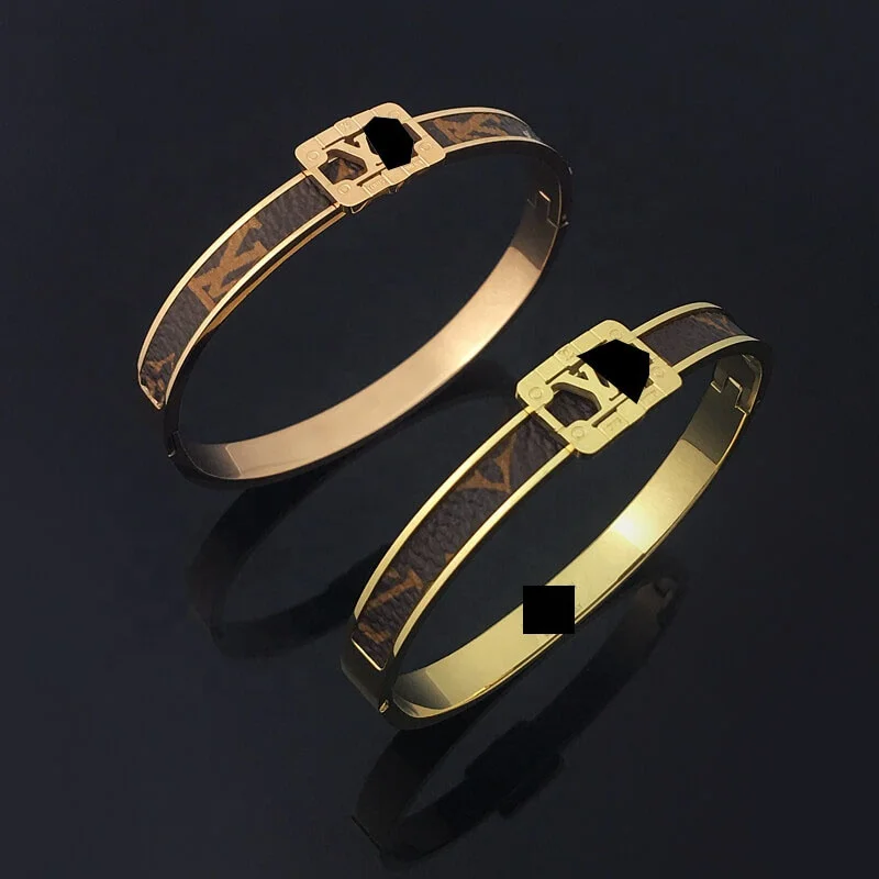 LDJX-B162 Amazon Hot Sale Fashion Luxury Brand Women Bangle Bracelet Stainless Steel 18K Gold Ladies Bracelets, As picture
LDJX-B162 Amazon Hot Sale Fashion Luxury Brand Women Bangle Bracelet Stainless Steel 18K Gold Ladies Bracelets, As picture