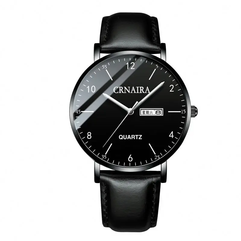 Wristwatches New Design Fancy Sport Leather Band Waterproof Automatic Men Custom Logo With Calendar Quality Control CRNAIRA C069, Black
Wristwatches New Design Fancy Sport Leather Band Waterproof Automatic Men Custom Logo With Calendar Quality Control CRNAIRA C069, Black