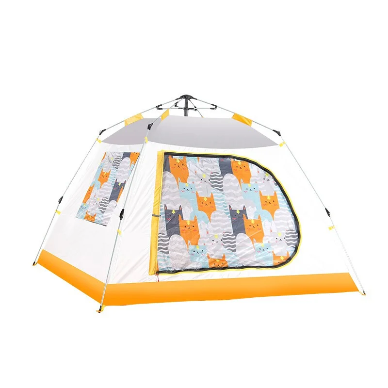 Eco-friendly Fully automatic pop up tent Child safety protection tent family travel lightly camping tent for sale
Eco-friendly Fully automatic pop up tent Child safety protection tent family travel lightly camping tent for sale