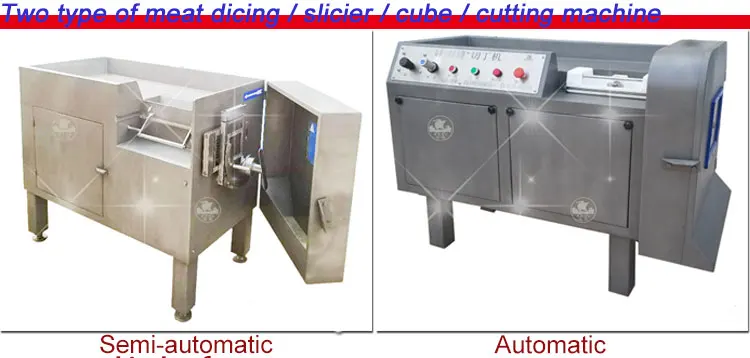 Super Performance Meat Dicer Commercial Frozen Meat Cutting Machine Cutter Customizable Size Fish Slicer Meat Slicing Machine supplier