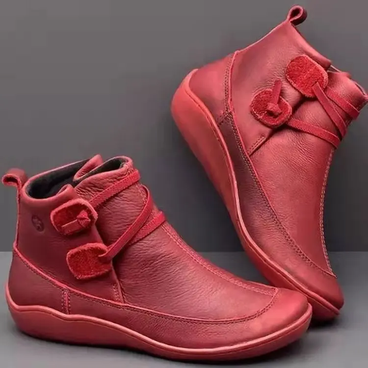 Women autumn winter latest hot sale casual shoes sports fit short boots flat with style slip on plain color plus size PU boots, Picture colors or customized
Women autumn winter latest hot sale casual shoes sports fit short boots flat with style slip on plain color plus size PU boots, Picture colors or customized