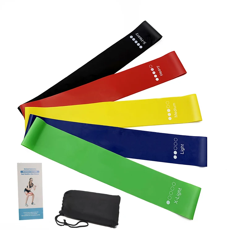 5 Level Printed Fit Latex Elastic Booty Resistance Loop Bands Gym, Green, blue, yellow, red, black
5 Level Printed Fit Latex Elastic Booty Resistance Loop Bands Gym, Green, blue, yellow, red, black