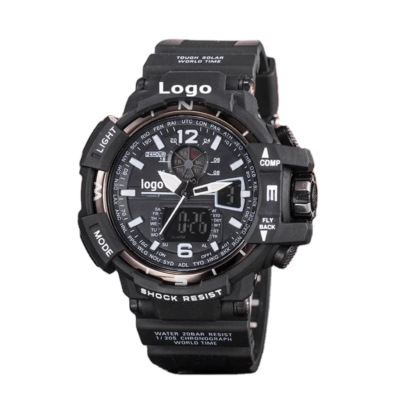 Men Luxury Digital Quartz Silicon Strap Sport Luminous Wrist Watch G W Style Fashion Watch Quadro numerico
Men Luxury Digital Quartz Silicon Strap Sport Luminous Wrist Watch G W Style Fashion Watch Quadro numerico