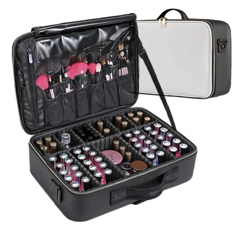 Cosmetic Case Suitcases Multi-store Large Professional Makeup Bag Women Beauty Storage Organizer Cosmetic Bag, Black/rose red
Cosmetic Case Suitcases Multi-store Large Professional Makeup Bag Women Beauty Storage Organizer Cosmetic Bag, Black/rose red