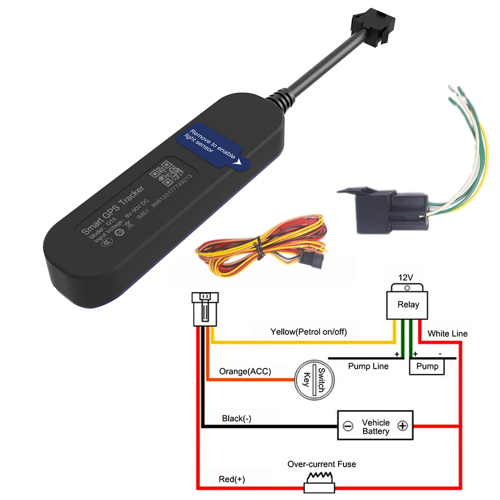 2021 China GPS Tracker G18 Wanwaytech rastreo en tiempo real gt06 protocolo corte de corriente de gasolina sensor de luz app
2021 China GPS Tracker G18 Wanwaytech rastreo en tiempo real gt06 protocolo corte de corriente de gasolina sensor de luz app