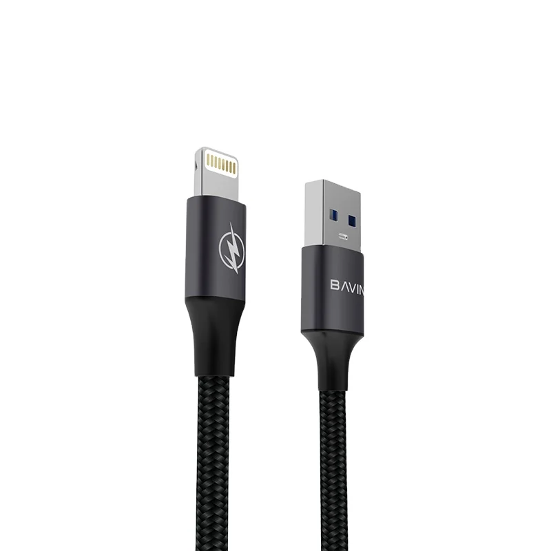 BAVIN Wholesale Price nylon braided Micro usb Type C Fast Charging Data Cable for Android Mobile Phone Apple iphone CB201, Black white
BAVIN Wholesale Price nylon braided Micro usb Type C Fast Charging Data Cable for Android Mobile Phone Apple iphone CB201, Black white