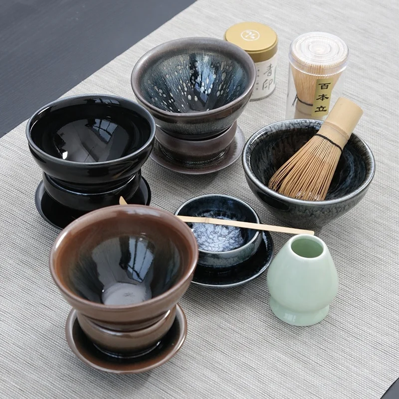 Quick Delivery Handmade Delicacy Glaze Japanese Matcha Tea Bowl Set Song Jianzhan Chawan
Quick Delivery Handmade Delicacy Glaze Japanese Matcha Tea Bowl Set Song Jianzhan Chawan