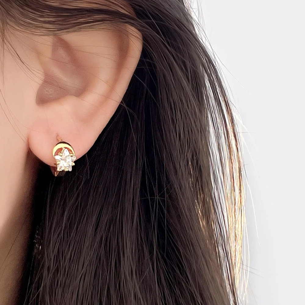 2022 New arrival korea fashion dainty jewelry gold plated moon and star cuff earrings irregular women hoop earrings, Picture
2022 New arrival korea fashion dainty jewelry gold plated moon and star cuff earrings irregular women hoop earrings, Picture