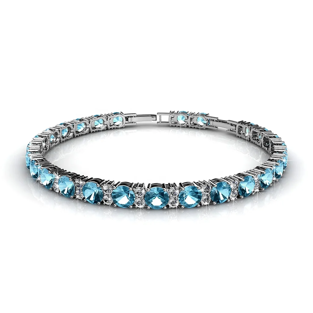 925 silver 18k Gold Plated Joyous Tennis Women Bracelet Embellished High Quality Crystal Destiny Jewellery
925 silver 18k Gold Plated Joyous Tennis Women Bracelet Embellished High Quality Crystal Destiny Jewellery
