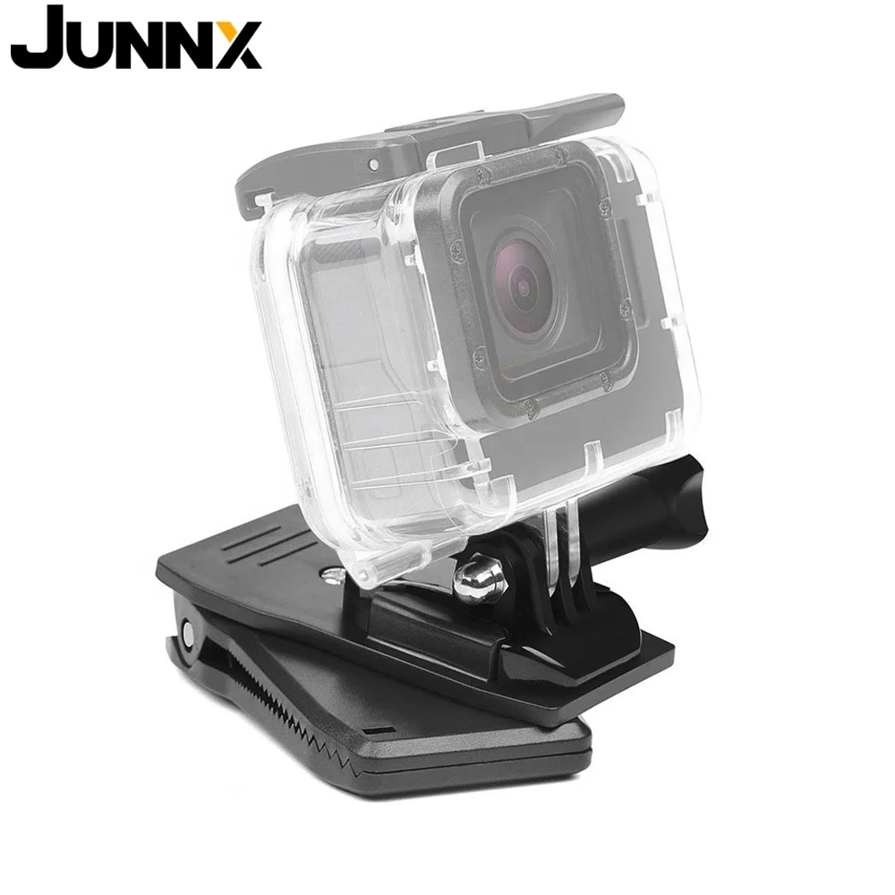 Junnx Camera Accessories 360 Rotatable backpack clip fast clamp For Gopros Hero 9, Black 
Junnx Camera Accessories 360 Rotatable backpack clip fast clamp For Gopros Hero 9, Black