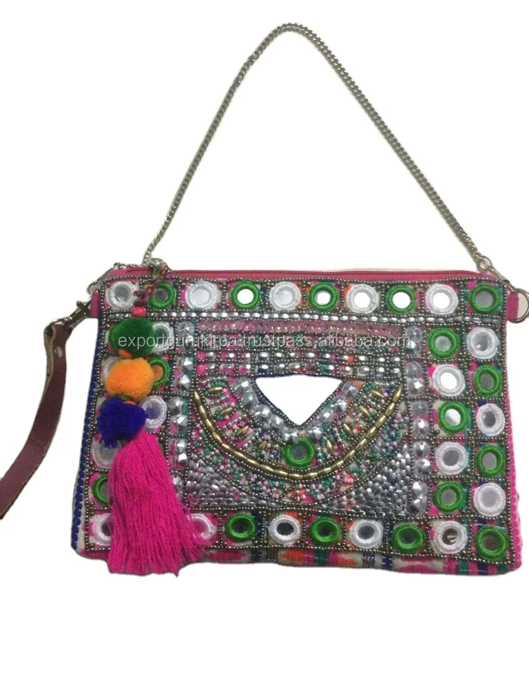 Clutch Bag Evening Bag Handbag New Arrival India Handcrafted Beaded Clutch bag Wholesale