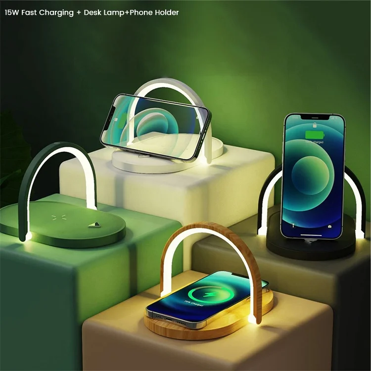 LED Desk Lamp With Wireless Charger Mobile Phone Stand Qi 15w Fast Charge Wireless Charger Lamp
LED Desk Lamp With Wireless Charger Mobile Phone Stand Qi 15w Fast Charge Wireless Charger Lamp