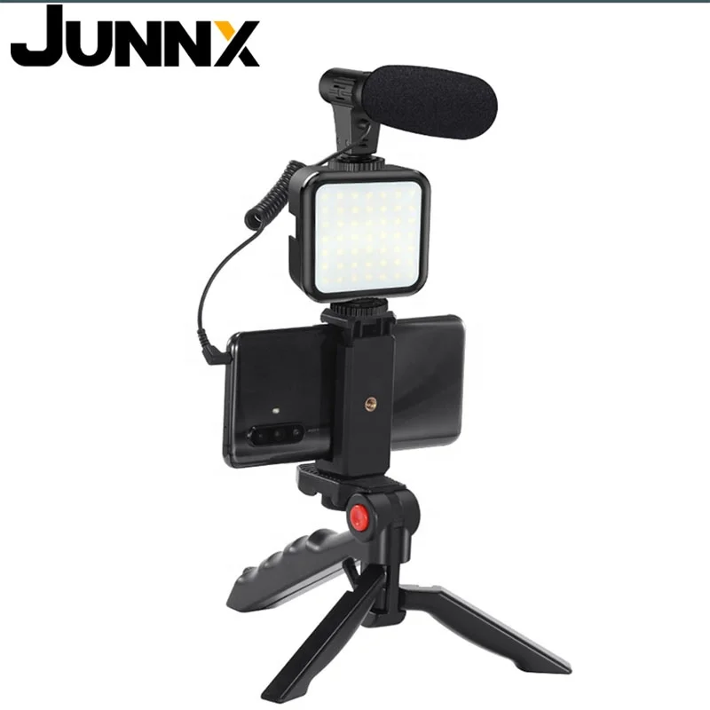 Junnx Rs10 Vlogging Studio Kits with remote contral mini tripod for Video Shooting Photography Suit with Microphone, Black
Junnx Rs10 Vlogging Studio Kits with remote contral mini tripod for Video Shooting Photography Suit with Microphone, Black