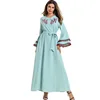 New Embroidery Muslim Abaya Top Quality Women Kimono Clothing Fashion Style Front Open Dubai Abaya