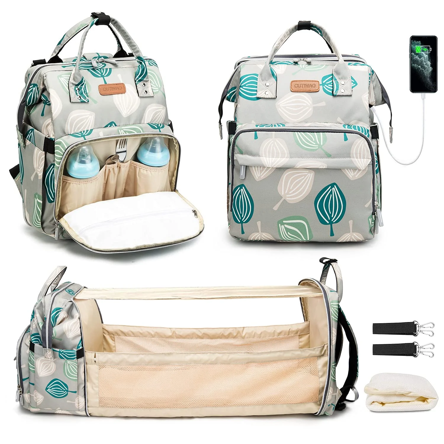 Diaper Bag with Changing Station, Baby Bag Backpack, Baby Diaper Bag, Portable Diaper Backpack with USB Charging
Diaper Bag with Changing Station, Baby Bag Backpack, Baby Diaper Bag, Portable Diaper Backpack with USB Charging
