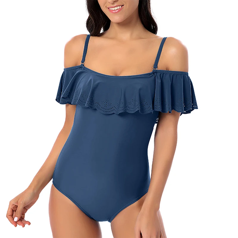 2020 Summer Laser Cutting Lace Falbala Off Shoulder Beachwear For Women Sexy One Piece Swimsuit Swimwear
2020 Summer Laser Cutting Lace Falbala Off Shoulder Beachwear For Women Sexy One Piece Swimsuit Swimwear