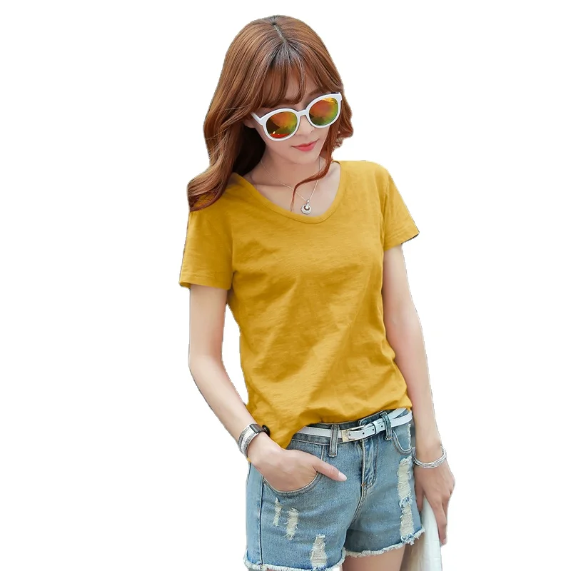 Made in China high quality casual cotton plus size T-shirt girl women's short-sleeved round neck T-shirt
Made in China high quality casual cotton plus size T-shirt girl women's short-sleeved round neck T-shirt