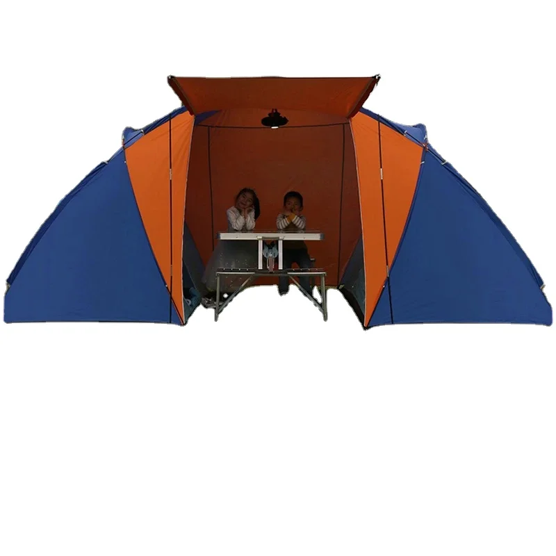 5-8 Person Large Camping Tent Double Layer Waterproof Two Bedrooms Travel Tent for Family Party Travel Fishing Sun Shelter
5-8 Person Large Camping Tent Double Layer Waterproof Two Bedrooms Travel Tent for Family Party Travel Fishing Sun Shelter