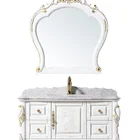 Frank antique oak solid wood used bathroom cabinet for sale