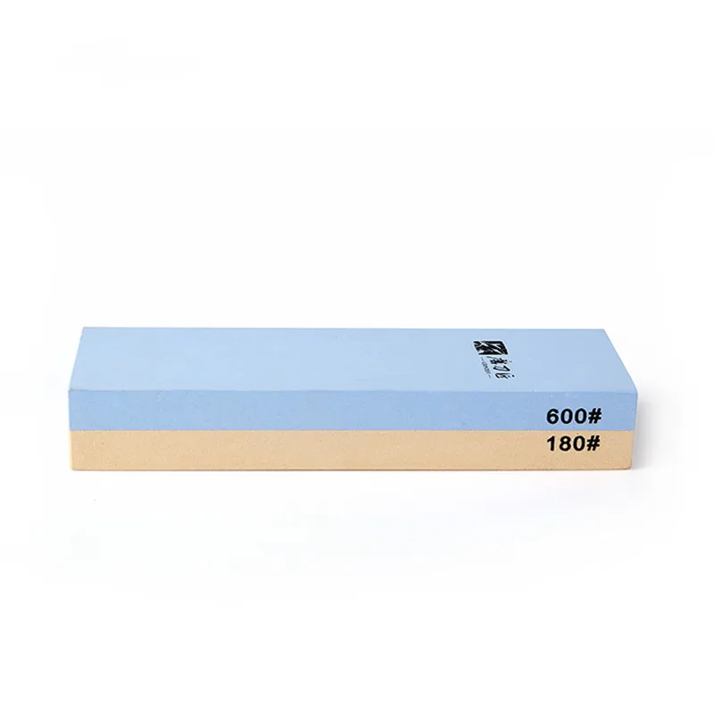 

TAIDEA kitchen Knife Sharpening Stone 180/600Grit With Silicon Anti-slip Base Design Double Side Whetstone Sharpener TG6618, Blue and yellow