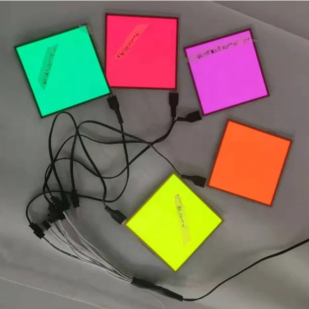 Led panel 10x10cm EL Backlight EL Panel + (7 colors available) + 12v/3v/5v Inverter Mix order available
Led panel 10x10cm EL Backlight EL Panel + (7 colors available) + 12v/3v/5v Inverter Mix order available