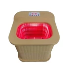 Computer Control Panel Bath Negative Ion Far Infrared Steaming Barrel Plastic Foot Bath With Massage Function