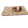 Winter Warm Grass Mat Woven Bed Pad for Small Animals Chew Toy for Guinea Pigs Parrots Rabbits Bunnies Hamsters