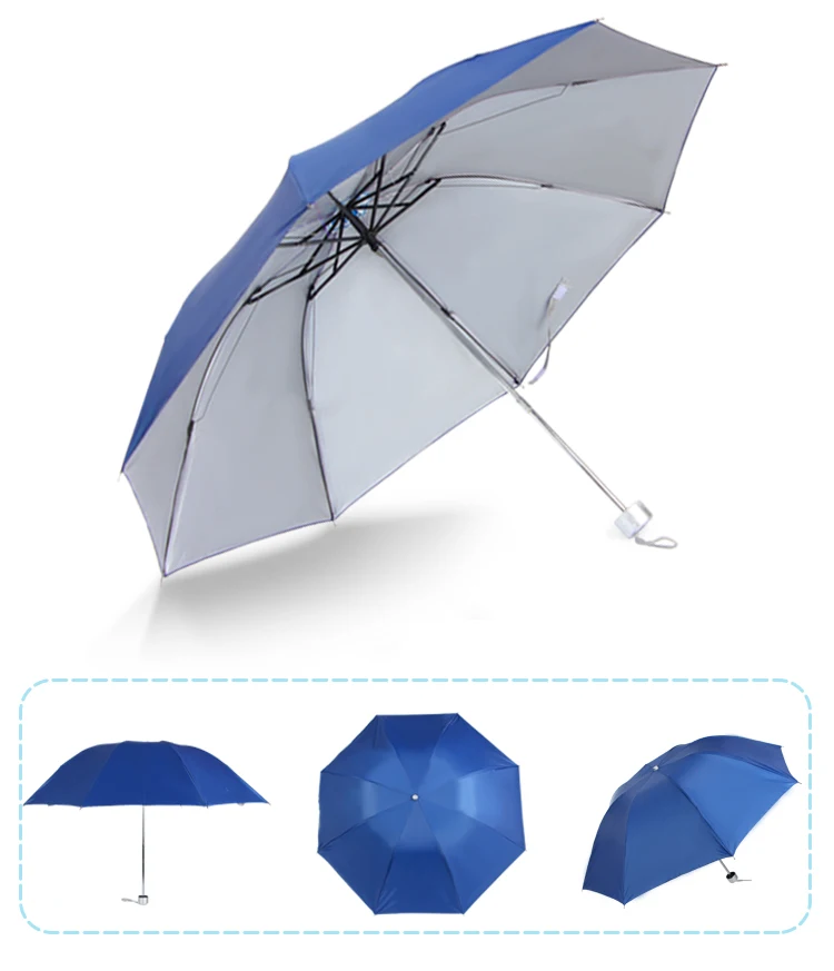 chinese suppliers manufacturers low price wholesale promotional customised branded manual open 3 fold rain umbrella in china