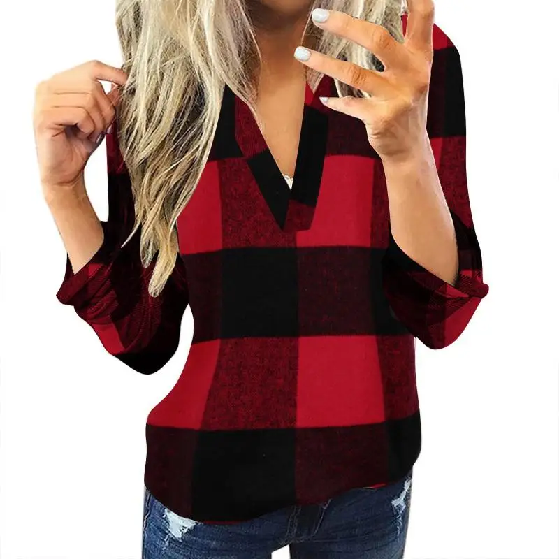 Women Casual Shirts Blouses blusas Long Sleeve Plaid Shirt Women's Slim Shirt Top blusas mujer de moda 2021 women tops plus size
Women Casual Shirts Blouses blusas Long Sleeve Plaid Shirt Women's Slim Shirt Top blusas mujer de moda 2021 women tops plus size