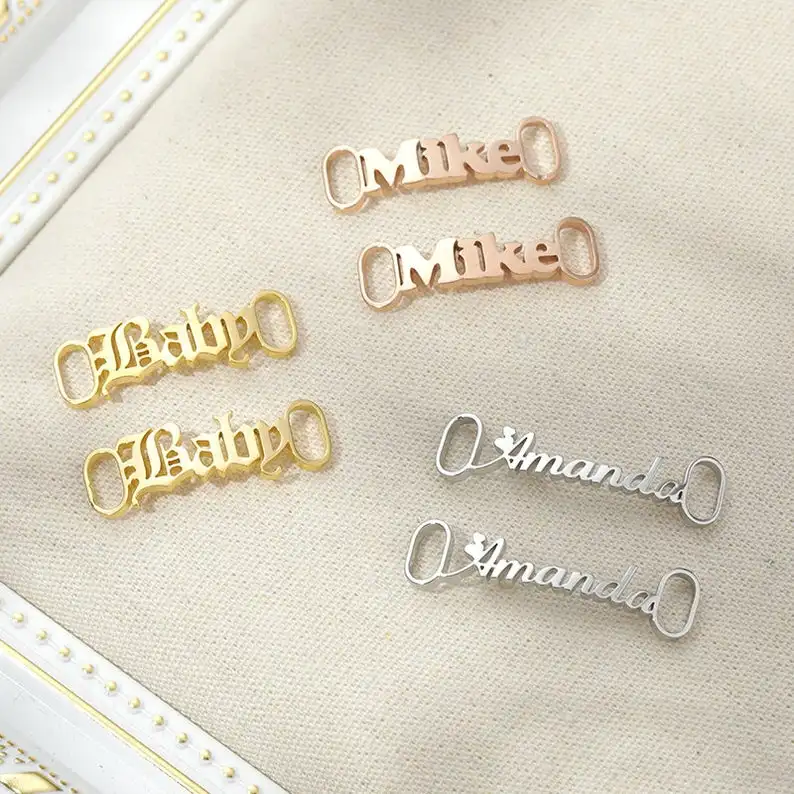 Personalized Name Shoelace Buckle Custom Shoelace Clips Charm,Shoe Accessories Gift,Custom Sneakers tags For Her
Personalized Name Shoelace Buckle Custom Shoelace Clips Charm,Shoe Accessories Gift,Custom Sneakers tags For Her