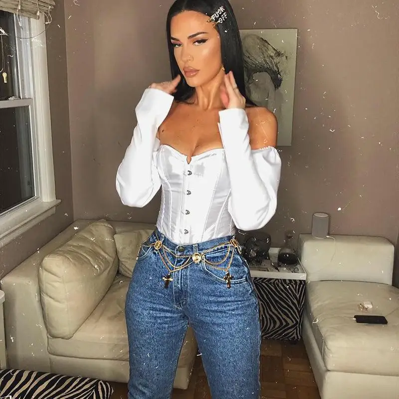 Sexy Solid Puff Sleeve Shirt Women Blouses Crop Tops Ladies Long Sleeve Fall Women Clothing
Sexy Solid Puff Sleeve Shirt Women Blouses Crop Tops Ladies Long Sleeve Fall Women Clothing