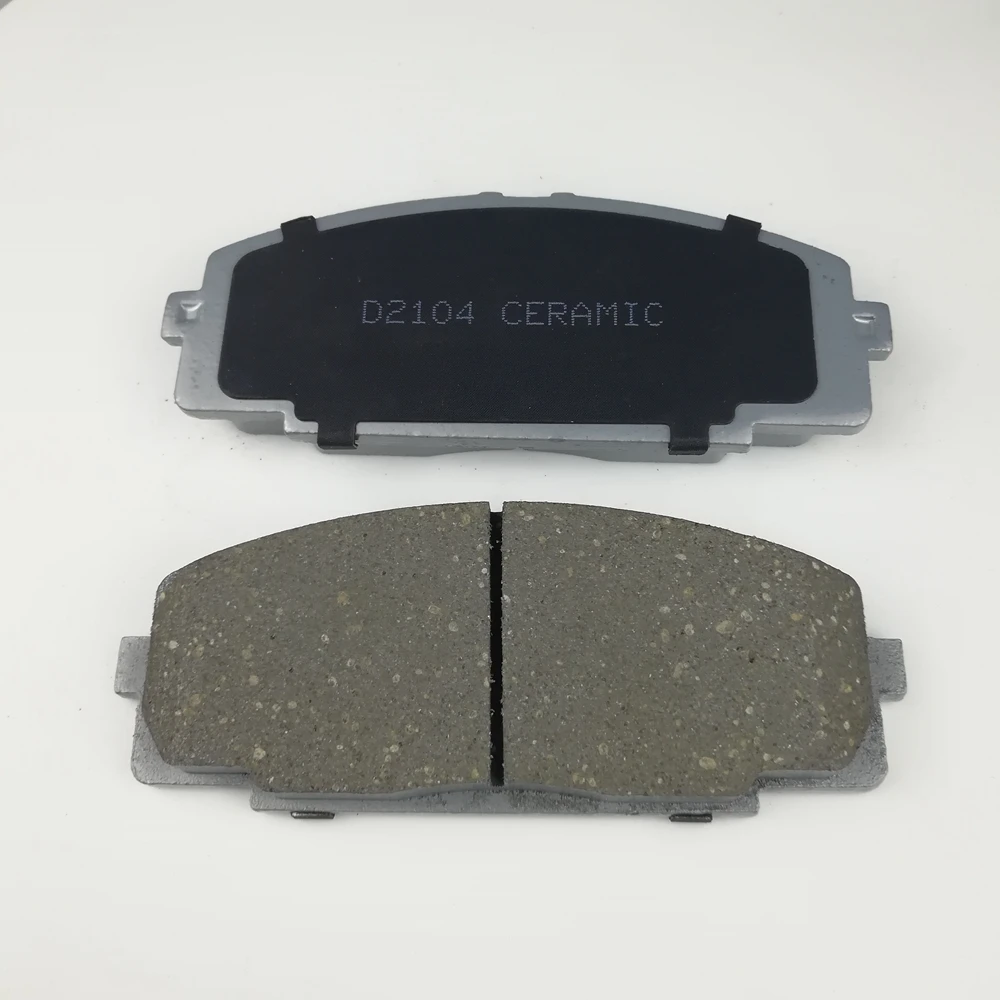 D2104 good brake pad quality ceramic pad brake for toyota