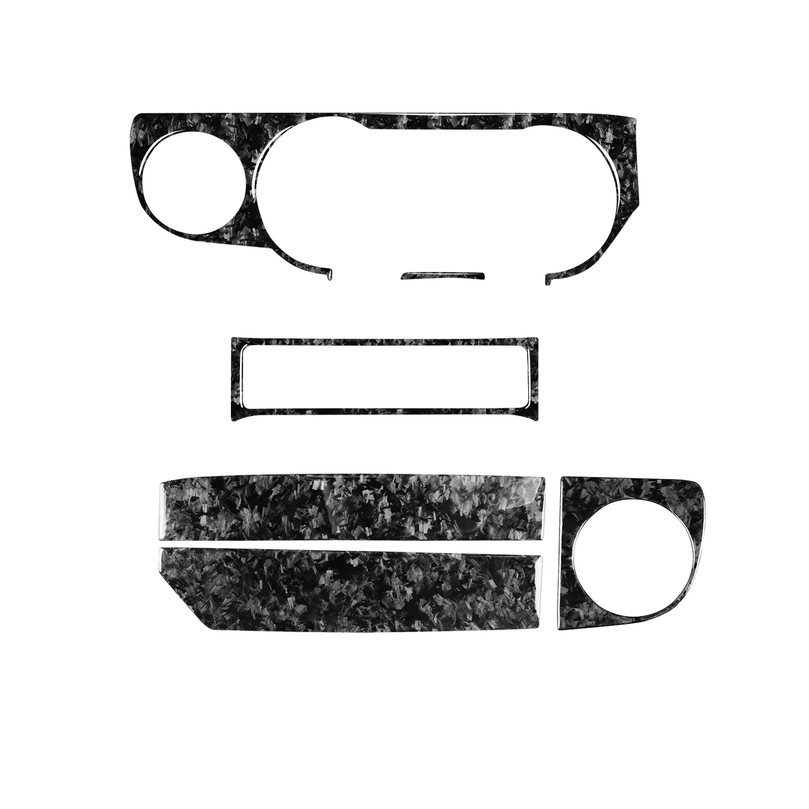 Car Inner Trim real Carbon Fiber Central control instrument 6 pieces For Ford Mustang 2009-2013
Car Inner Trim real Carbon Fiber Central control instrument 6 pieces For Ford Mustang 2009-2013