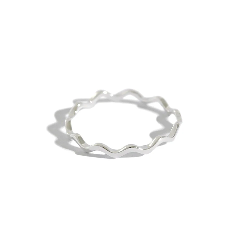 H-R800 Fashion Pure Silver Simple Thin Line Curved Wave Versatile Smooth Female Silver Ring
H-R800 Fashion Pure Silver Simple Thin Line Curved Wave Versatile Smooth Female Silver Ring
